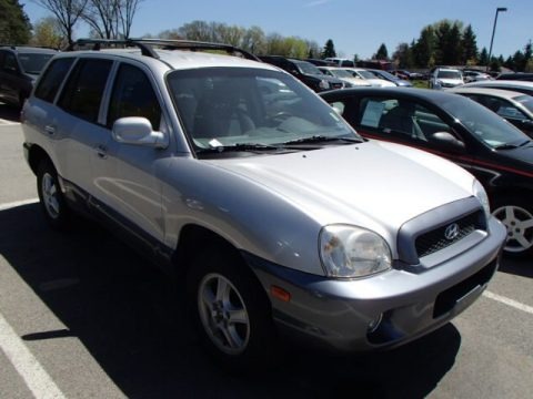 Pewter 2004 Hyundai Santa Fe GLS 4WD Pewter 2004 Hyundai Santa Fe GLS 4WD