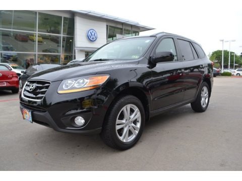 Phantom Black Metallic 2011 Hyundai Santa Fe SE Phantom Black Metallic 2011 Hyundai Santa Fe SE