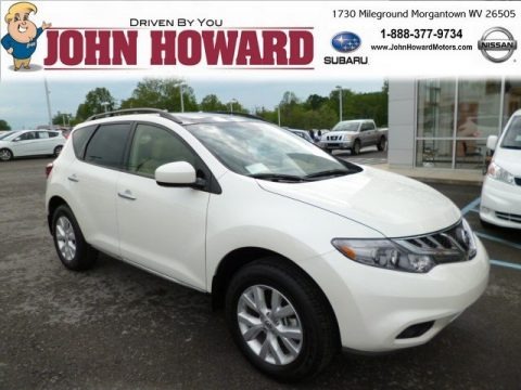 Pearl White 2013 Nissan Murano SL AWD Pearl White 2013 Nissan Murano SL AWD