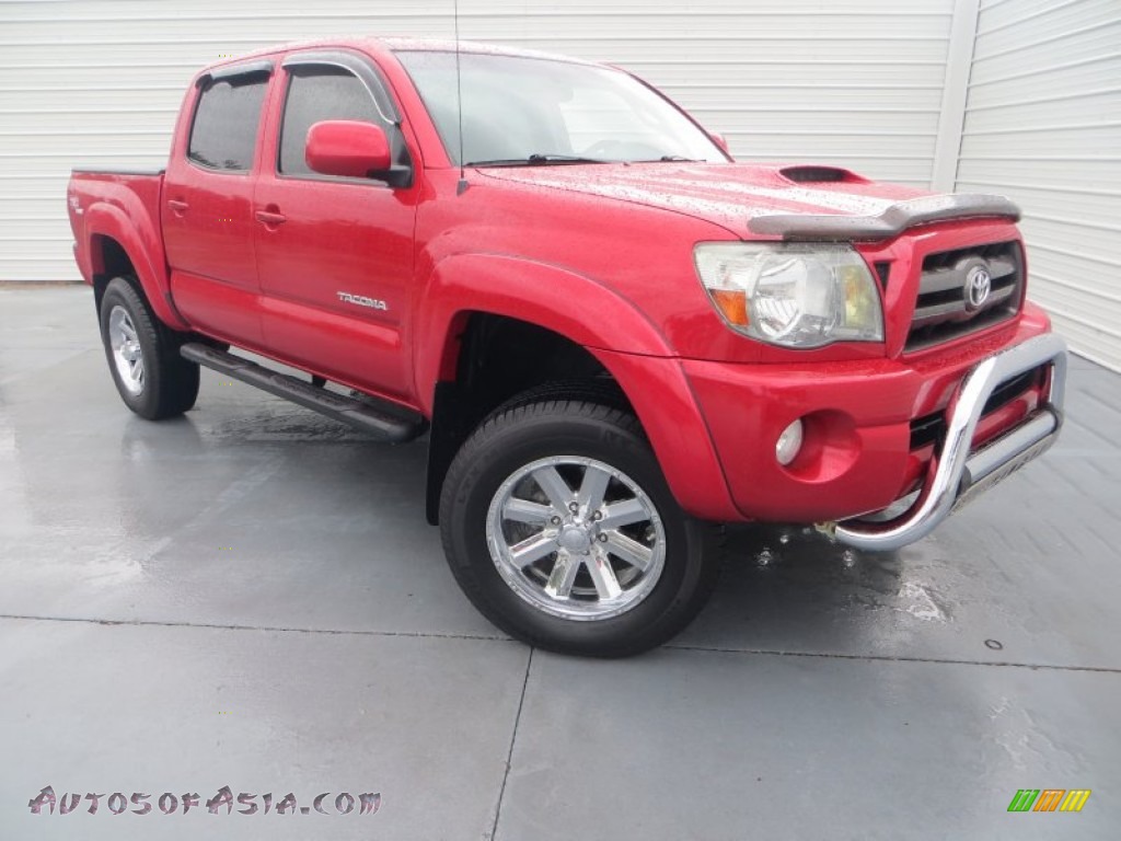 2009 Toyota Tacoma V6 Prerunner Trd Sport Double Cab In Barcelona Red