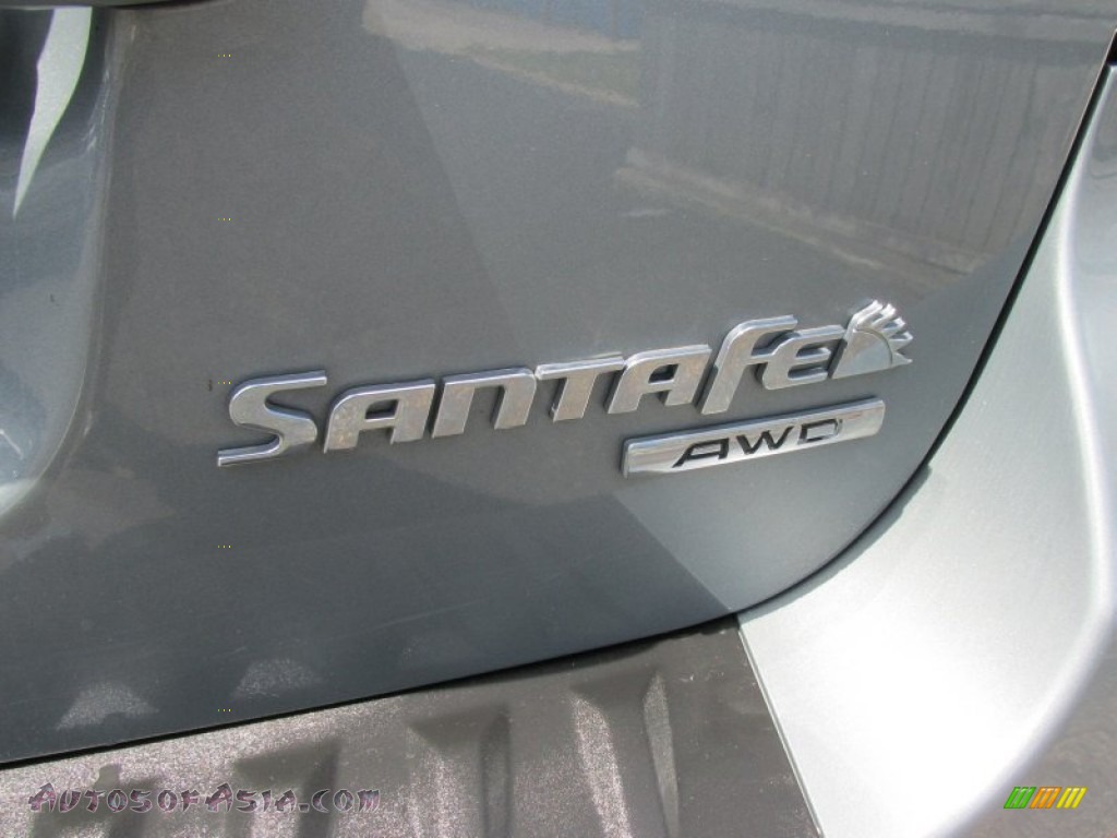 2008 Santa Fe GLS 4WD - Steel Gray / Beige photo #6