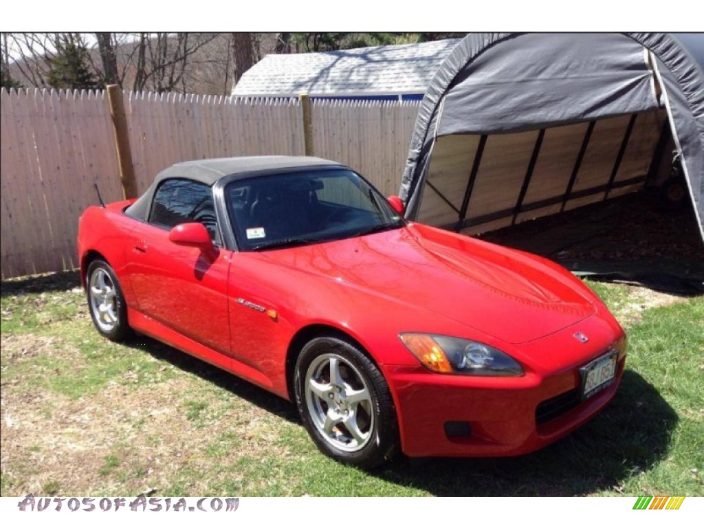 2000 S2000 Roadster - New Formula Red / Black photo #2