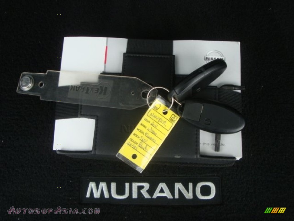 2011 Murano SL AWD - Super Black / Black photo #26