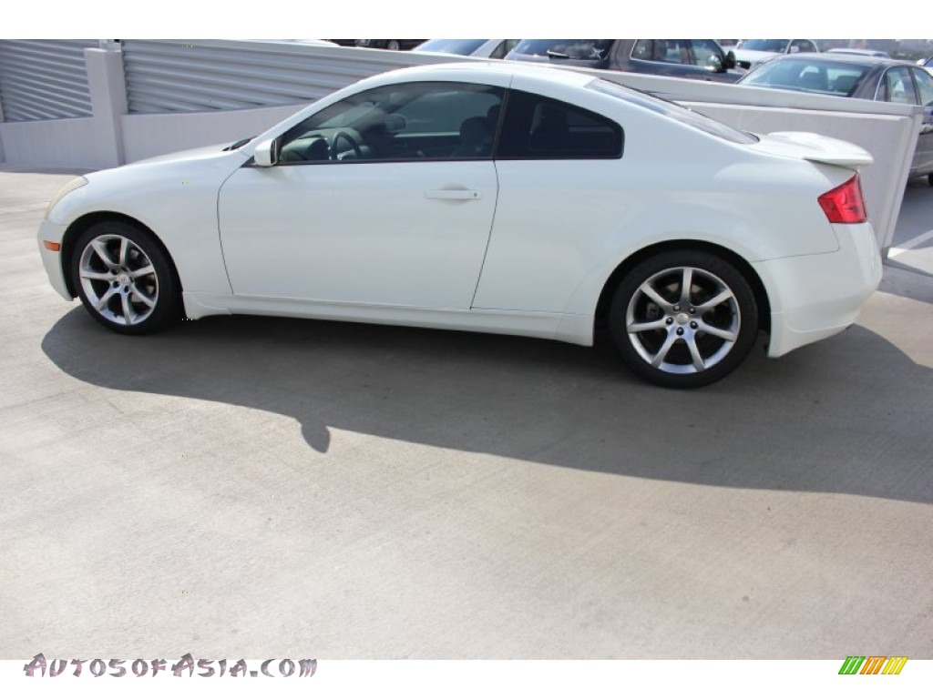 2004 G 35 Coupe - Ivory White Pearl / Beige photo #5