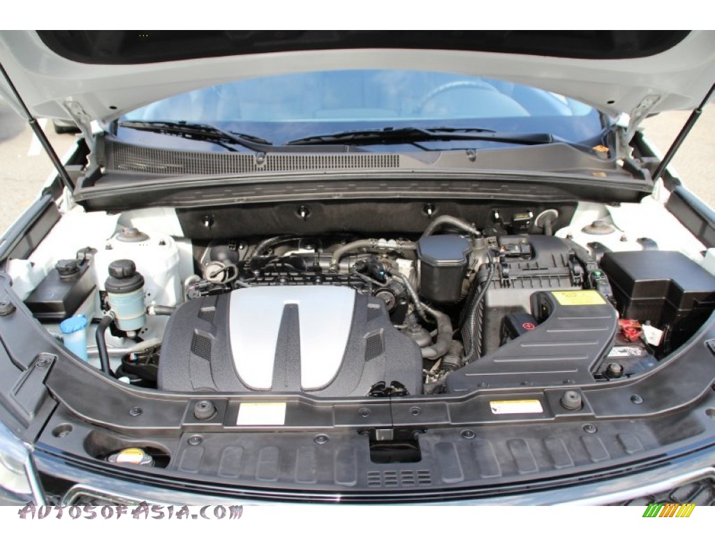 2011 Sorento SX V6 AWD - Snow White Pearl / Black photo #32